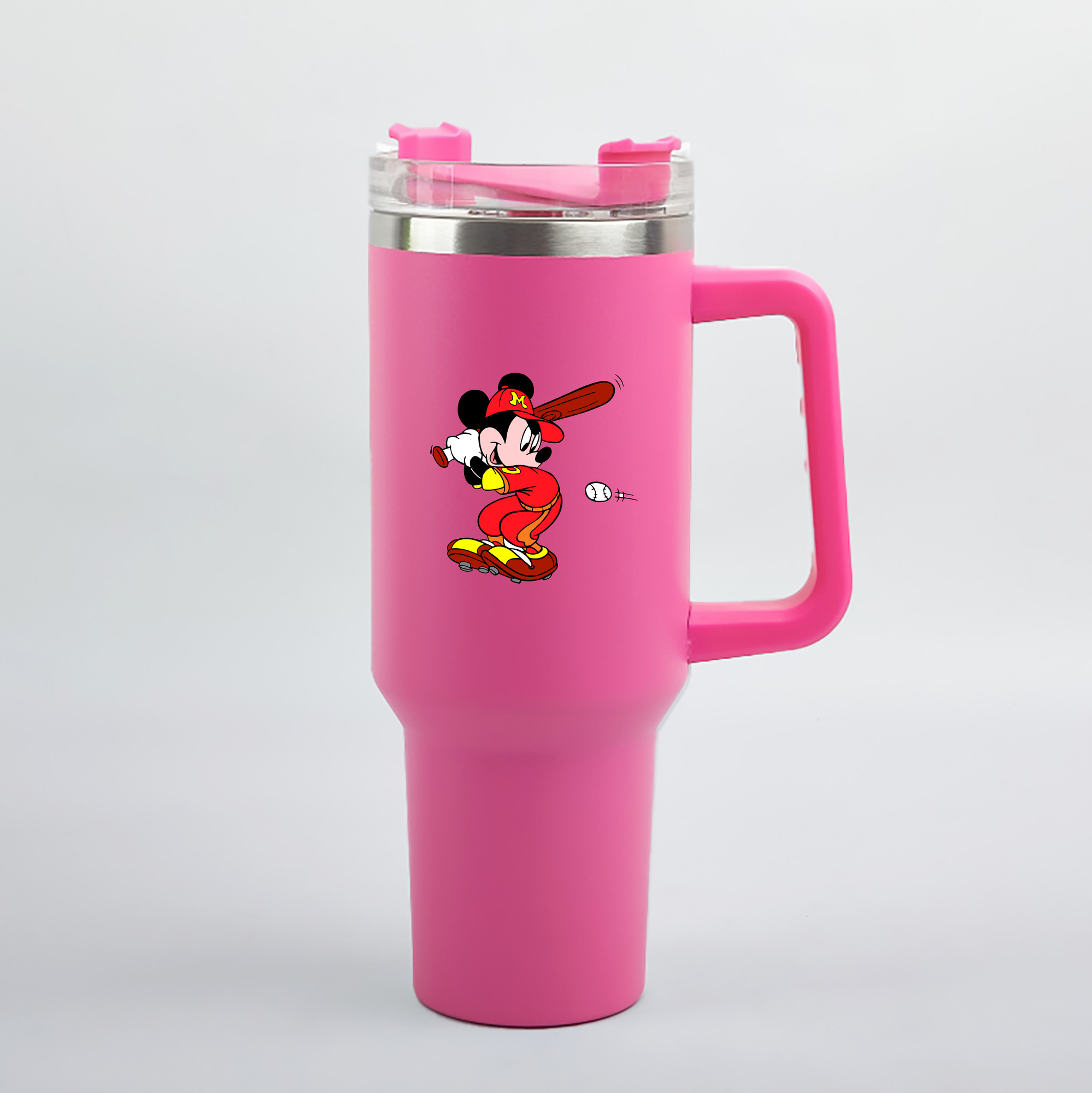 （画像用） ミッキーマウス Mickey Mouse 1200mL車用タンブラー（カラープリント）